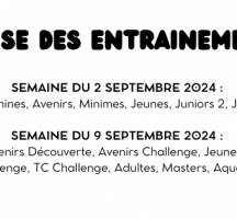 Dates de reprise